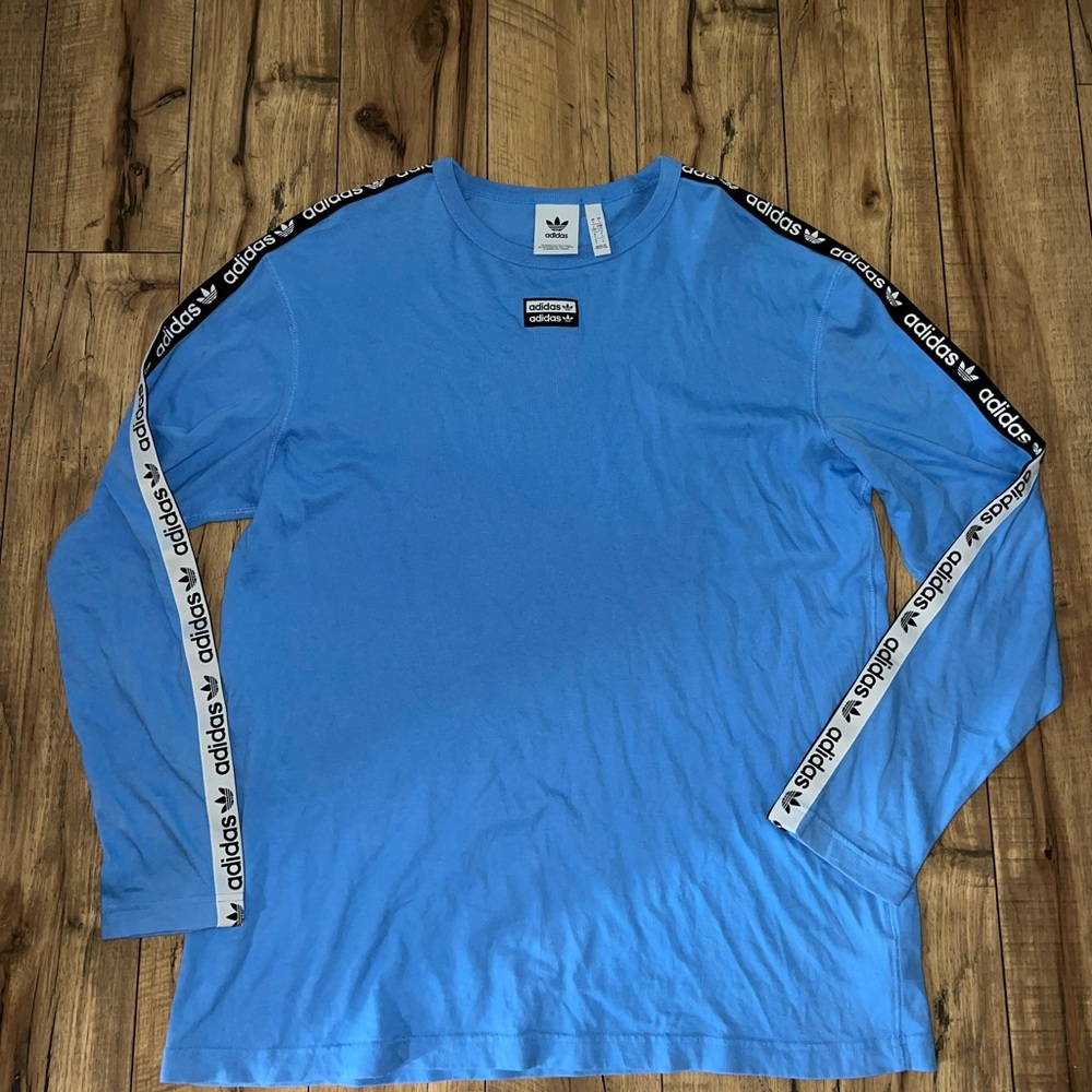 blue adidas long sleeve